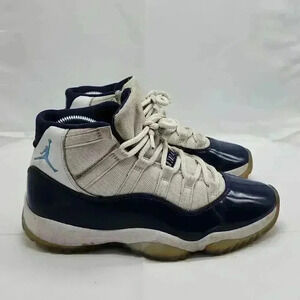 Nike Mens Air Jordan 11 Retro Win Like 82 Sneaker Shoes Navy Blue White Size 7.5